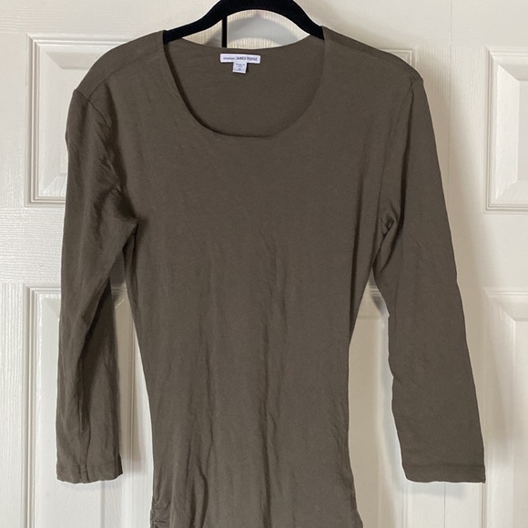 James Perse New Maxi Pencil Style Dress With Open Back Slit - Picture 4 of 12